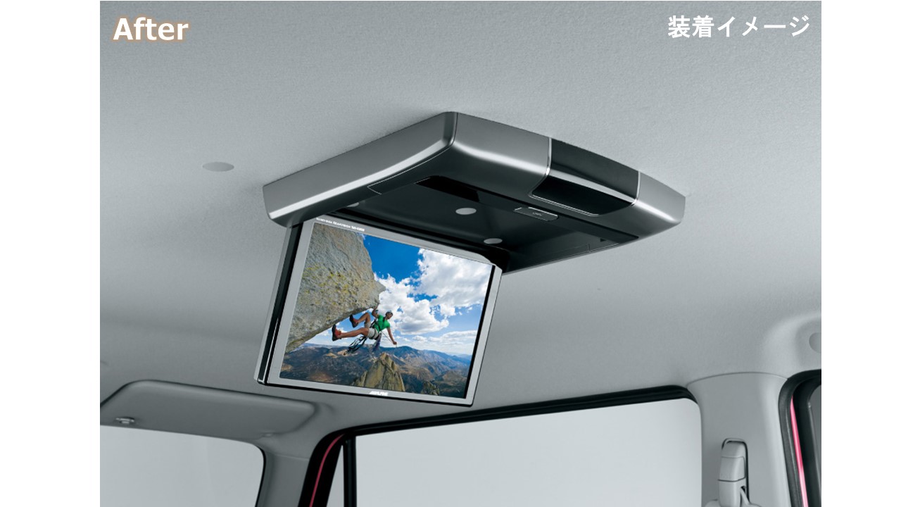 ハスラー用 10.1型WSVGAリアビジョン RCA接続専用モデル